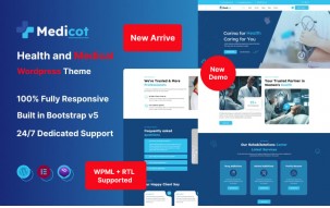 Medicot - Medical Equipment WordPress Theme