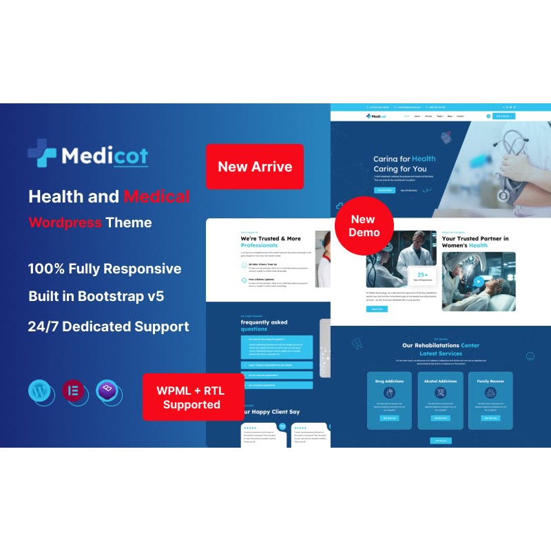 Medicot - Medical Equipment WordPress Theme