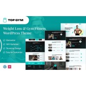 Topgym &ndash; Weight Loss & Gym Fitness WordPress Theme