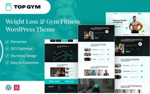 Topgym &ndash; Weight Loss & Gym Fitness WordPress Theme
