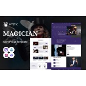 Mystic - Magician & Entertainment Booking WordPress Elementor Theme