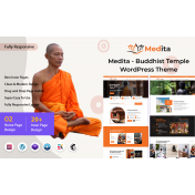 Medita - Buddhist Temple WordPress Theme
