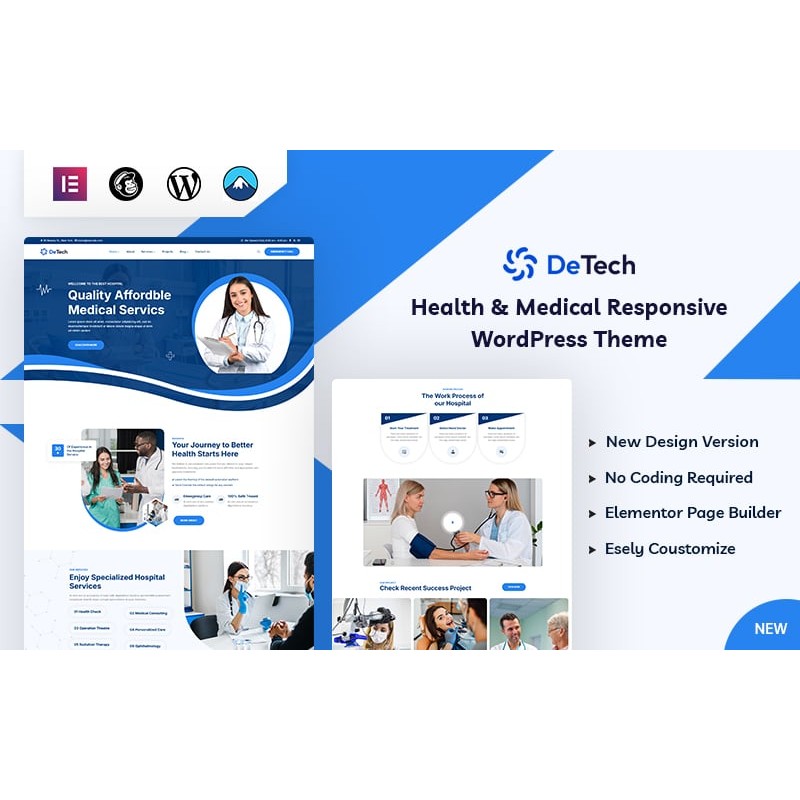 Detech - Medical WordPress Theme