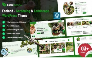 Ecoland - Gardening WordPress Theme
