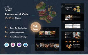 Scafe - Restaurant Or Cafe WordPress Theme