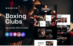 Boxkick - Boxing club And Training School WordPress Elementor Theme