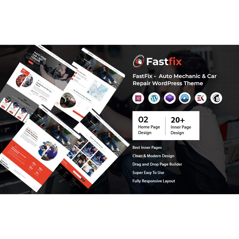 FastFix - Auto Mechanic & Car Repair WordPress Theme