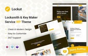 Lockut &ndash; Locksmith Security Systems & Key Maker Home Inspector WordPress Theme