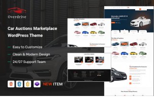 Overdrive &ndash; Car Auctions Marketplace & Steelworks WordPress Theme