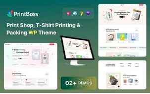 Printboss - Print Shop T-Shirt, Printing & Packing WordPress Theme