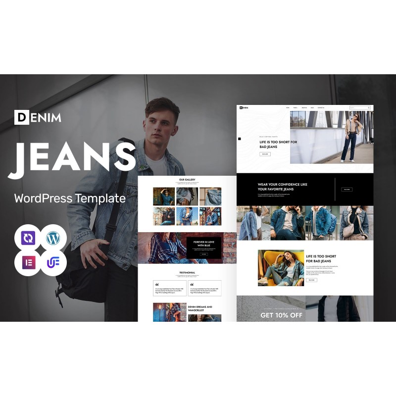 Denim - Jeans & Fashion Store WordPress Elementor Theme