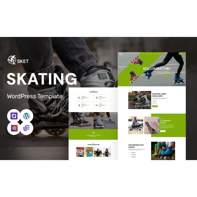 Sket - Skating School And Club WordPress Elementor Theme