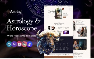 Astring - Astrology And Horoscope WordPress Elementor Theme