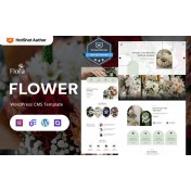 Flora - Flower Shop, Florist Services And Wedding Flowers WordPress Elementor Theme