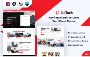 Detech - Repair Roofing Services WordPress Theme