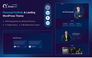 Dreamer &ndash; Personal Portfolio Landing Page WordPress Theme