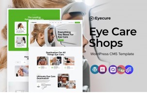 Eyecure - Eye Care Optometrist WordPress CMS Elementor Theme