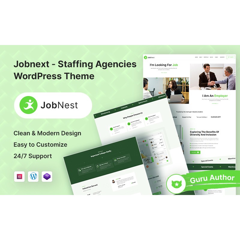 Jobnest &ndash; Job Board & Auctions WordPress Theme