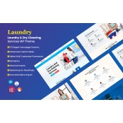 Laundry & Dry Cleaning Services WordPress Theme