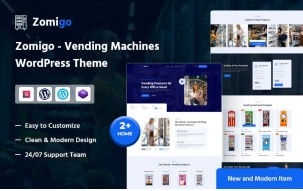 Zomigo &ndash; Vending Machines & Mobile Store WordPress Theme