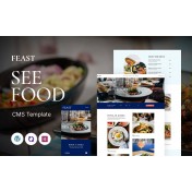 Feast - Seafood And Non-Vegetarian Restaurants Multipurpose Responsive WordPress Theme