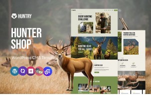 Huntry - hunting Clubs Multipurpose WordPress Elementor Theme