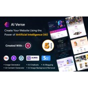 AIVerse - AI Content generator, Image Generator WordPress theme