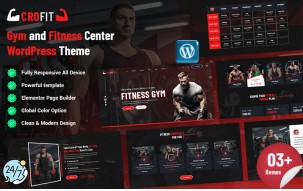 Crofit- Gym & Fitness Center WordPress Theme