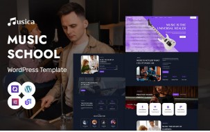 Musica - Music School And Performance Training WordPress Elementor Theme