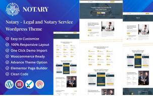 Notary - Professional Notary and Document Services WordPress Theme