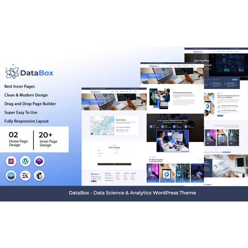 DataBox - Data Science & Analytics WordPress Theme