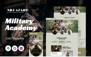 Melatary - Military Training And Academy Multipurpose Responsive WordPress Theme