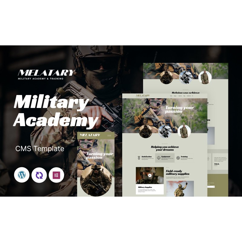 Melatary - Military Training And Academy Multipurpose Responsive WordPress Theme