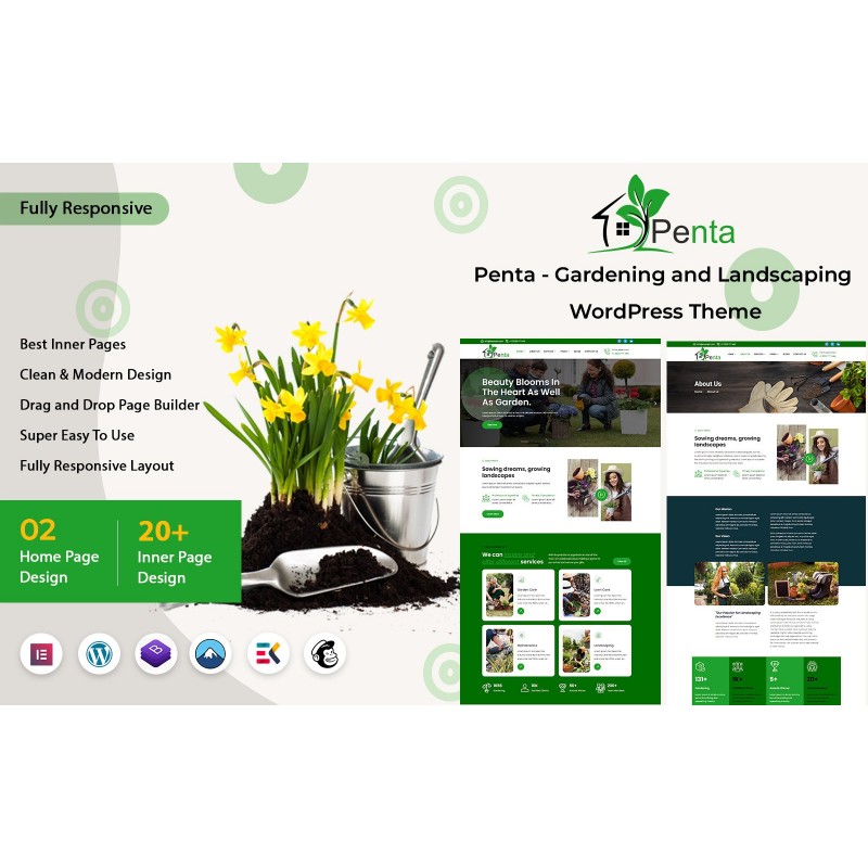 Penta - Gardening and Landscaping WordPress Theme