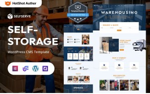 SelfServe - Self-Storage Facility, Packing Services And Warehouse WordPress Elementor Theme