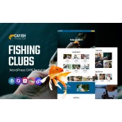 Cafish - Fishing River & Fish Hunting Club WordPress Elementor Theme