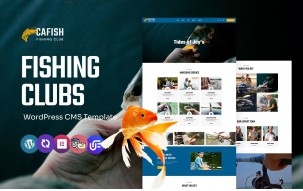 Cafish - Fishing River & Fish Hunting Club WordPress Elementor Theme