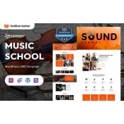 Harmony - Music School And Online Classes WordPress Elementor Theme