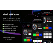 MarketWaves - Agency Portfolio Elementor Wordpress Theme