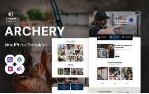 Arrow Sports - Archery Club And Training WordPress Elementor Theme