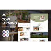 Cowdairy - Cow Farming & Dairy Production WordPress Elementor Theme