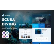 Deep Diving - Scuba Diving School And Adventure Tours WordPress Elementor Theme