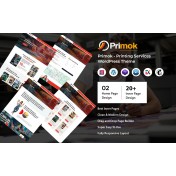 Primok - Digital Printing and 3D Printing Service WordPress Theme
