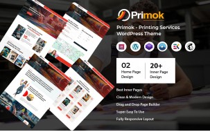 Primok - Digital Printing and 3D Printing Service WordPress Theme