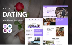 Angel - Dating Platform And Relationship Services WordPress Elementor Theme