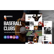 Basefall - Baseball Club WordPress Elementor Theme
