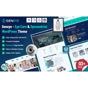Geneye - Eye Care & Optometrist WordPress Theme