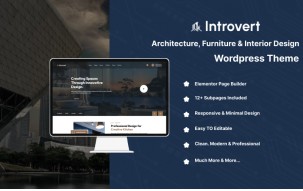 Introvert - Architecture, Furniture & Interior Design WordPress Theme