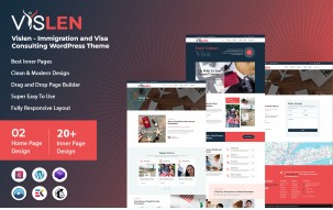 Vislen - Immigration and Visa Consulting WordPress Theme