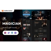Wizard - Magician Showcase And Entertainment WordPress Elementor Theme
